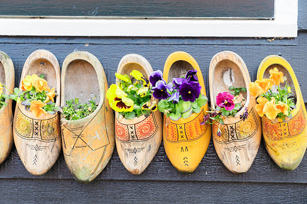 istock Traditional dutch shoes 614511304