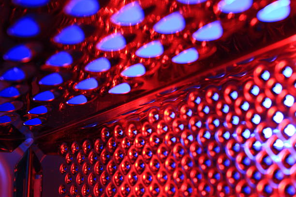 Food Grater in Blue and Red stock photo