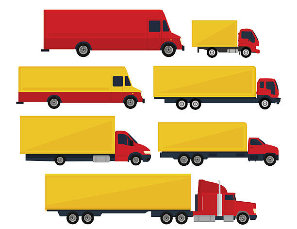 ilustraciones, imágenes clip art, dibujos animados e iconos de stock de de transporte  - cargo container illustrations