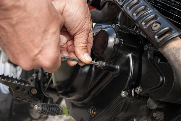 istock Motorbike repair 614515544