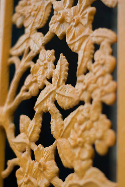 istock Metal Flowers on a gate 614516650