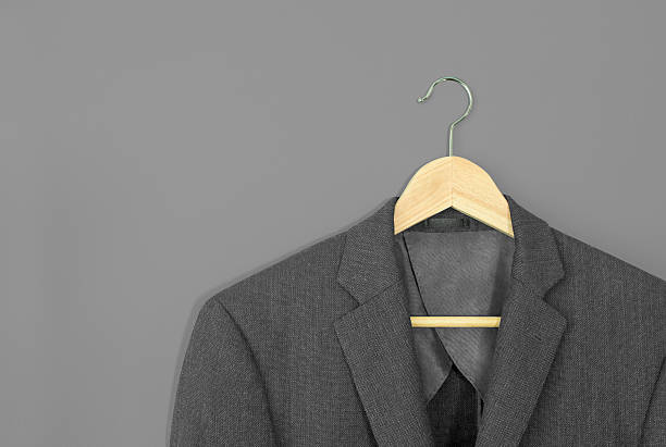 Many suits on rack