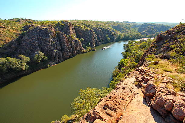 katherine gorge, austrália - northern territory imagens e fotografias de stock