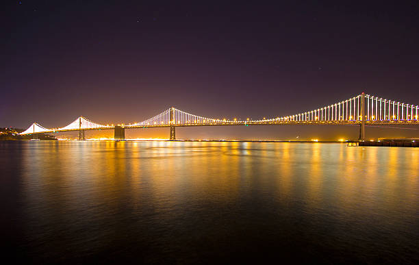 istock Oakland Bay Bridge at Night 614526282
