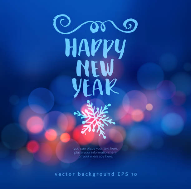 New Year background EPS10 file. It contains blending objects. Layered. grouped. holidays and seasonal background stock illustrations