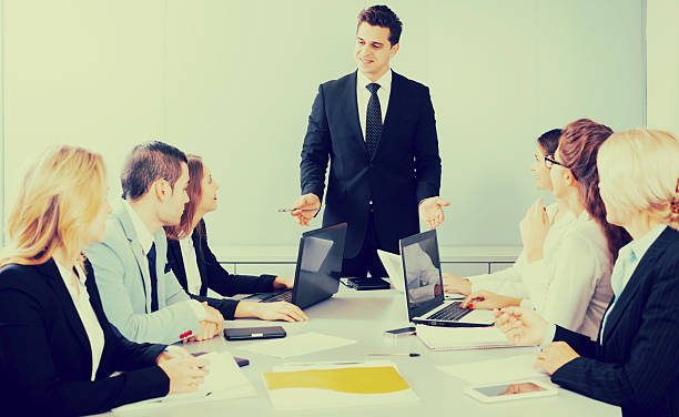 istock Business meeting of multinational managing team 614530656