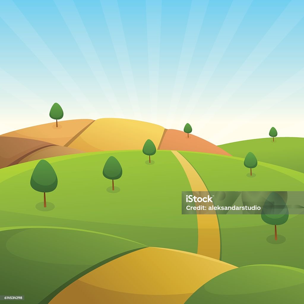 Ilustración de Paisaje De Dibujos Animados Del Campo y más Vectores Libres de Derechos de Aire libre - Aire libre, Carretera de tierra, Colina - iStock Ilustración de Paisaje De Dibujos Animados Del Campo y más Vectores Libres de Derechos de Aire libre - Aire libre, Carretera de tierra, Colina - iStock