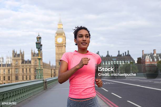 Running In London Stock Photo - Download Image Now - Running, London - England, Women