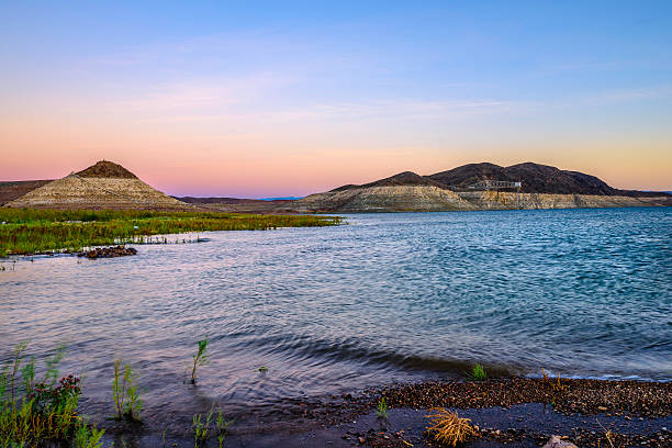 Lake Mead at Boulder Beach at dawn in 2016
