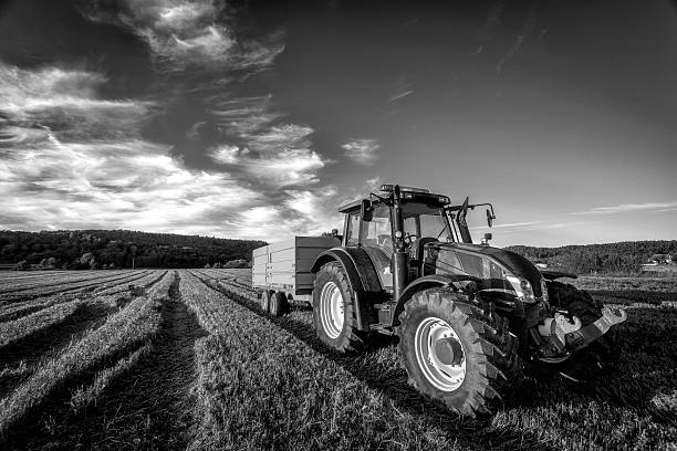big tracteur - provender photos et images de collection