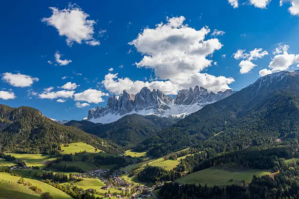Italy, Dolomites, Val di Funes, Villnöss