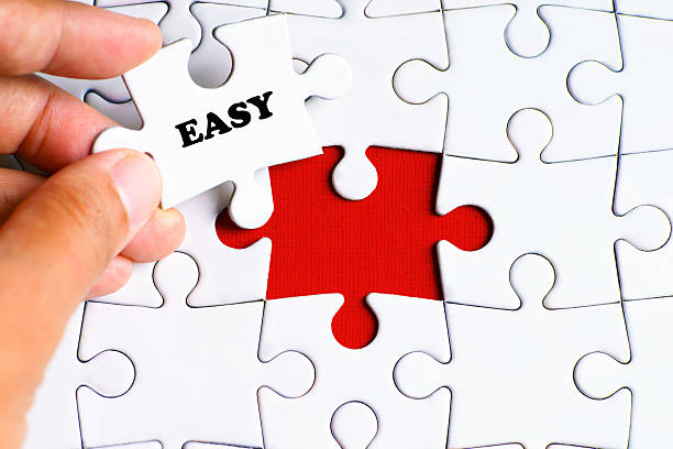 istock hand hold a piece puzzle of 