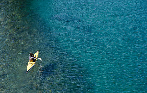 kayak - chilean culture chile forest the americas fotografías e imágenes de stock