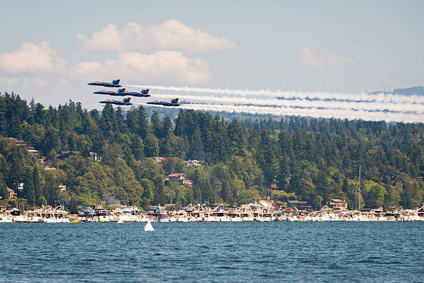 marinha americana - blue angels imagens e fotografias de stock