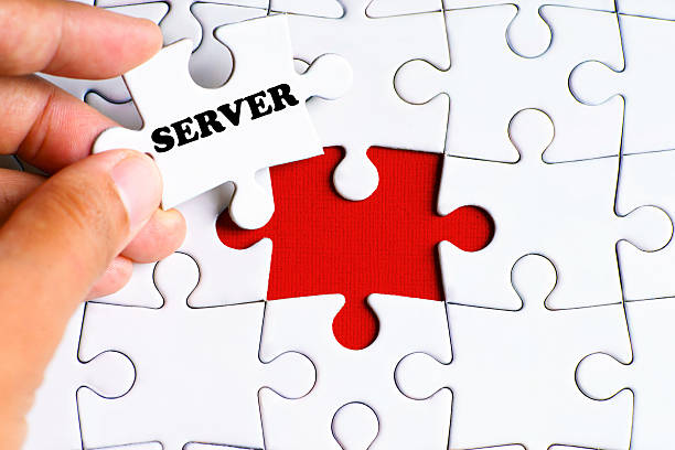 istock Puzzle with a hand hold a piece of 