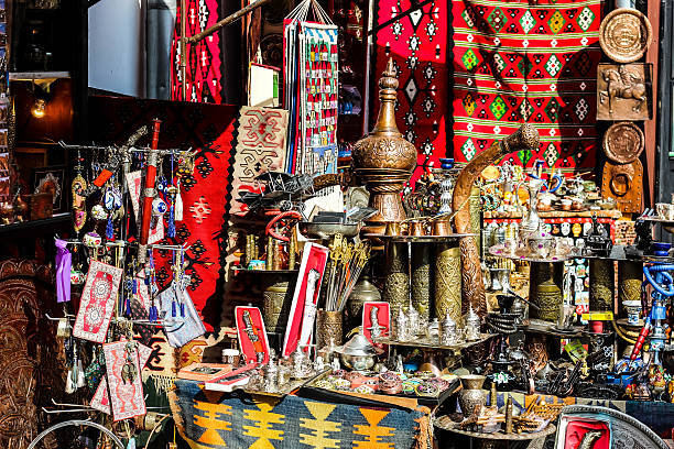 istock Traditional souvenir shops in Sarajevo 614629848