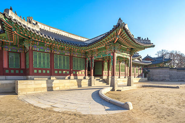 istock Gyeongbokgung Palace  in Seoul 614632098