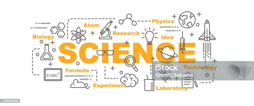 Science Vector Banner Stock Illustration - Download Image Now - E=mc2 ...
