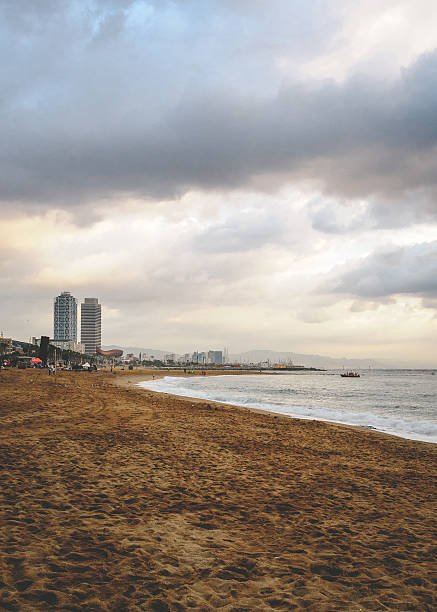 istock Barcelona Beach during the Early Morning 614634548