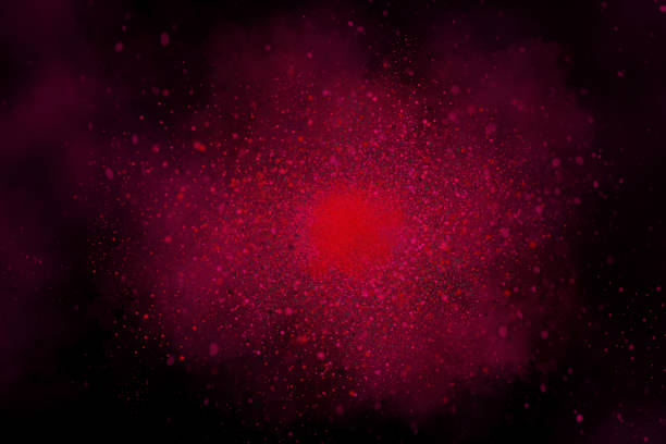 istock Colourful abstract powder explosion on a black background 614635378