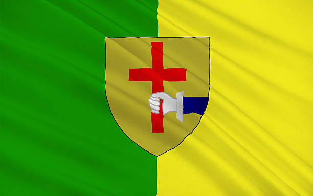 istock Flag of County Donegal is a county in Ireland 614635680