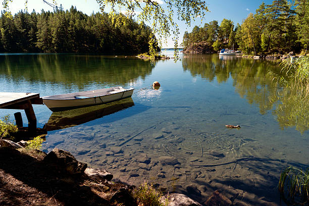 At the Lake Vaenern in Sweden