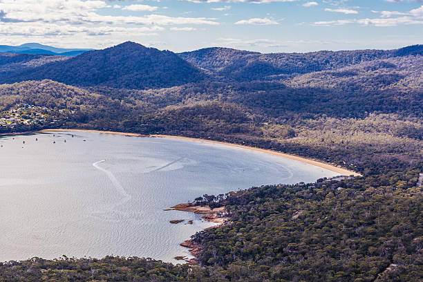 istock Coles bay from Mt. Amos track 614638272