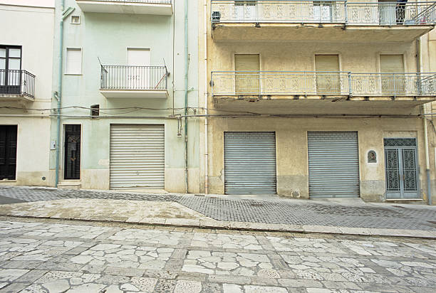 istock Glimpse of urban architecture in Alcamo, Sicily 614638404