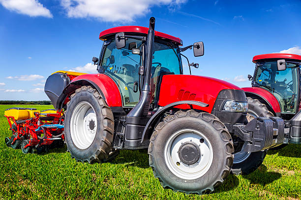 tractor on a small country road