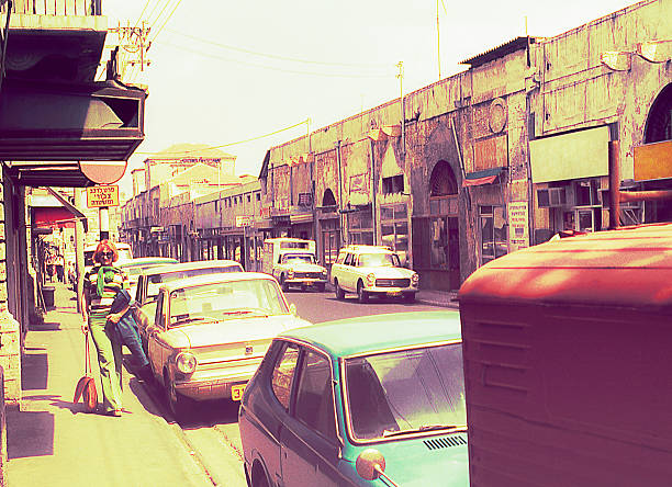 istock Vintage downtown street 614640314