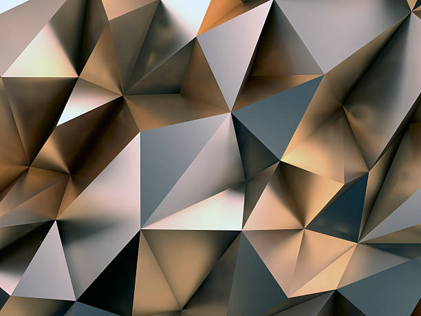 istock Abstract Metal Background 3D Illustration 614640540