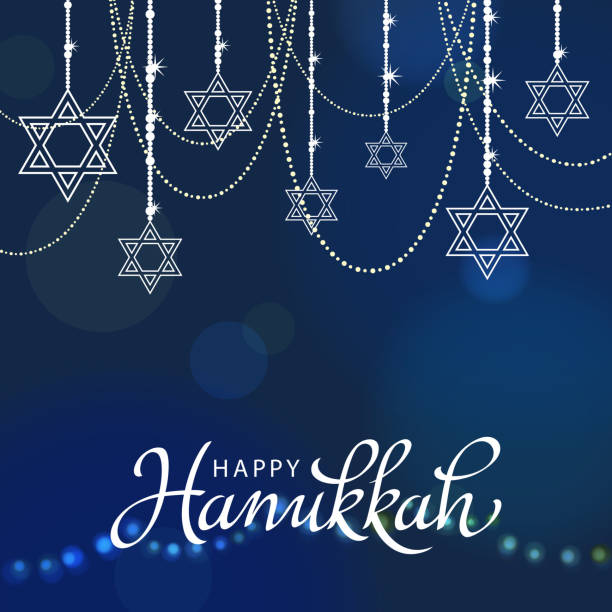 Celebrate Hanukkah Background.