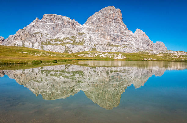 istock Lake in Dolomites Italian Alps 614646154