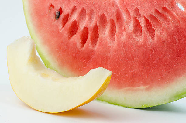 istock Slice of watermelon and melon 614647130