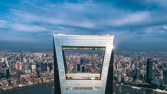 Aerial View Of Shanghai