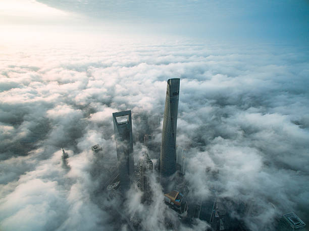 istock Aerial View Of Shanghai 614704340