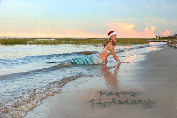 Mermaid Holidays stock photo