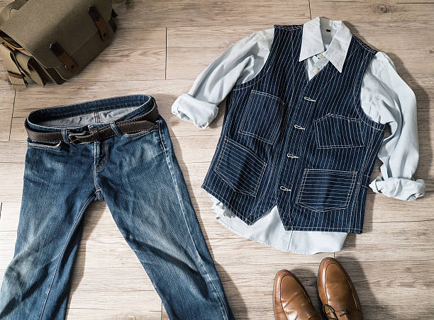 istock Vintage male clothing 614708628