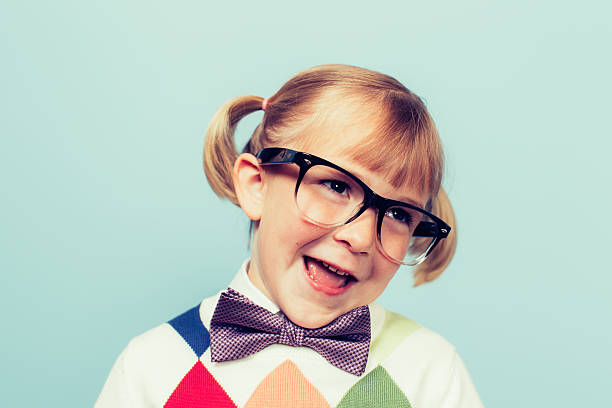 istock Young Girl Nerd with Goofy Smile 614711112