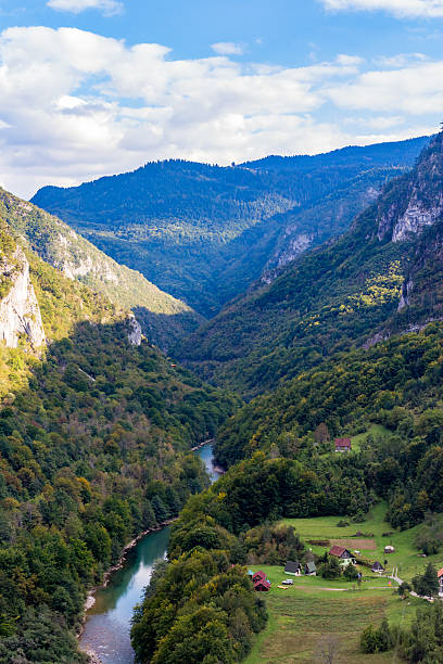 istock The Tara river canyon, view from height 614717580