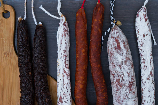 istock Cured meat and sausages 614720980