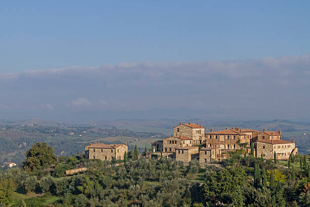 istock village in  Crete Senesi 614722566