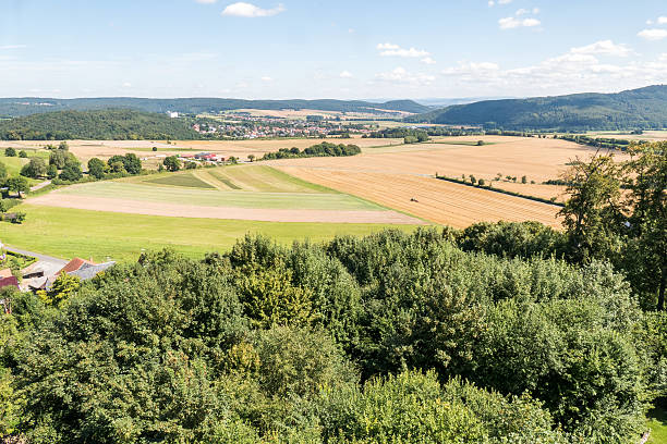 istock View from the ruin tower Burg Lowenstein. 614723446