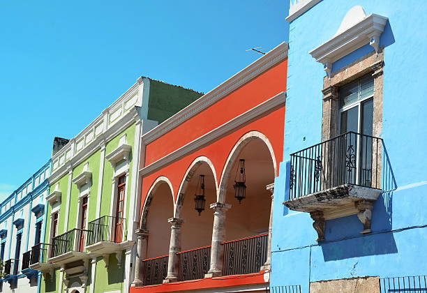 istock Campeche City in Mexico colonial architecture 614723490