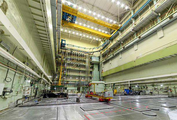 sala de reactores rbmk. - environment risk nuclear power station technology fotografías e imágenes de stock