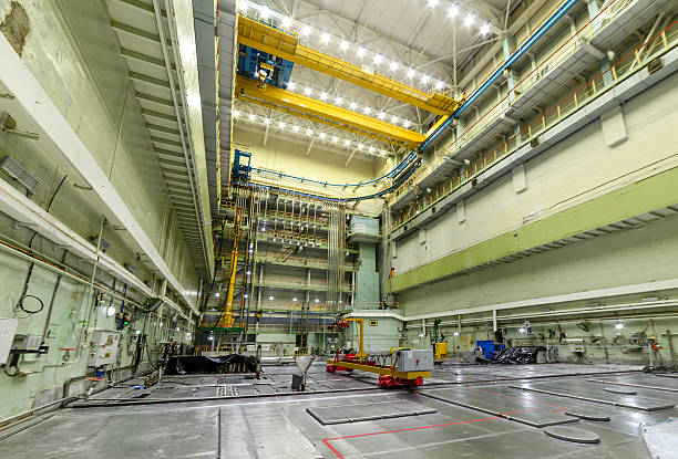 sala do reator rbmk. - environment risk nuclear power station technology - fotografias e filmes do acervo