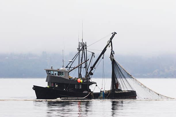 Commercial Fishing boat stock photo