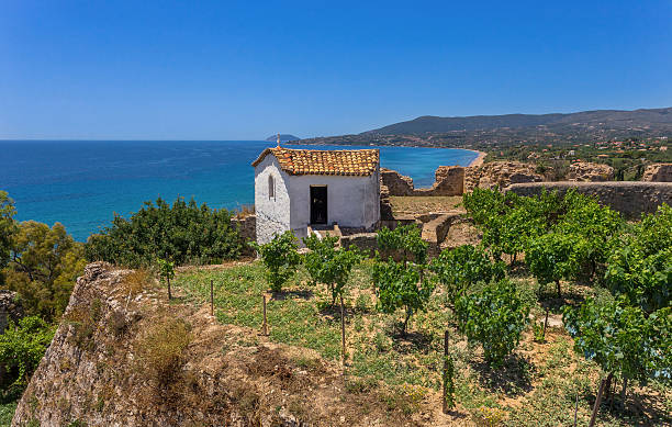istock monastery of Agios Ioannis inside Koroni fortress 614733728