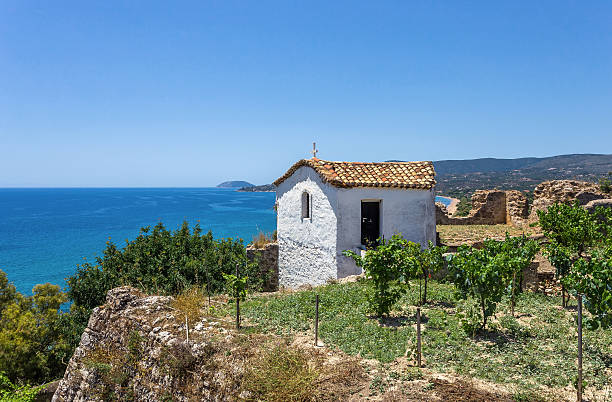 istock monastery of Agios Ioannis inside Koroni fortress 614734318