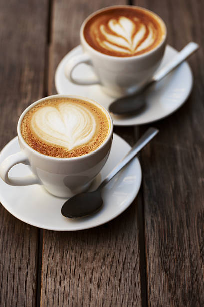 istock Two cups of cappuccino 614737044